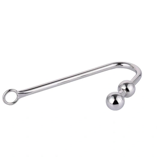 Two Balls Anal Stainless 4417 Steel Pleasurable Hook 0723